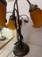 Lampe de table - Bronze, Métal, Verre