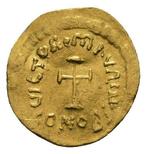 Byzantijnse Rijk. Mauricius Tiberius (582-602 n.Chr.)., Postzegels en Munten