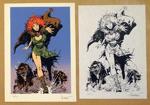 Aouamri, Mohamed - 2 Ex Libris - Mortepierre Duo -, Boeken, Strips | Comics