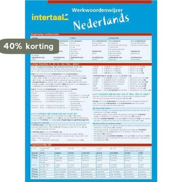 Werkwoordenwijzer Nederlands 9789460303234, Verzenden, Intertaal Maja Becking / Ineke Grootegoed