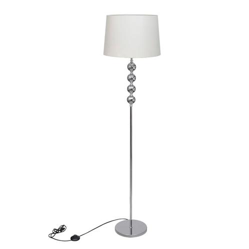 vidaXL Vloerlamp met hoog standaard en 4 ballen wit, Huis en Inrichting, Lampen | Overige, Nieuw, Verzenden