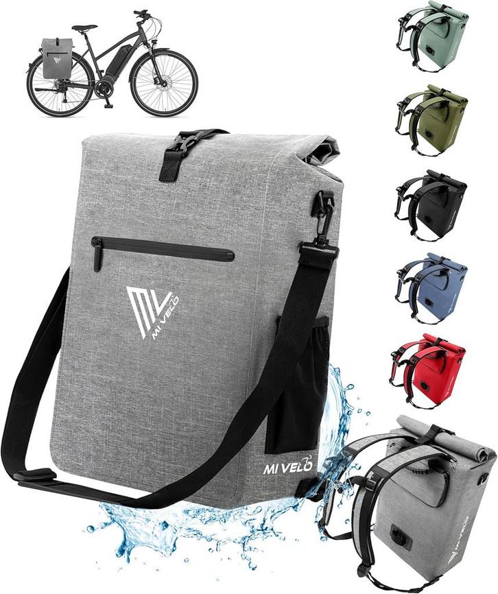 2dekans | MIVELO 3-in-1 Waterdichte Fietstas voor, Fietsen en Brommers, Fietsaccessoires | Fietstassen, Ophalen of Verzenden