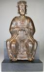Boeddha Guandi-standbeeld XVII - Brons - China - Ming