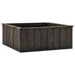 vidaXL Plantenbak verhoogd 74x77x30 cm massief grenenhout, Tuin en Terras, Verzenden, Nieuw