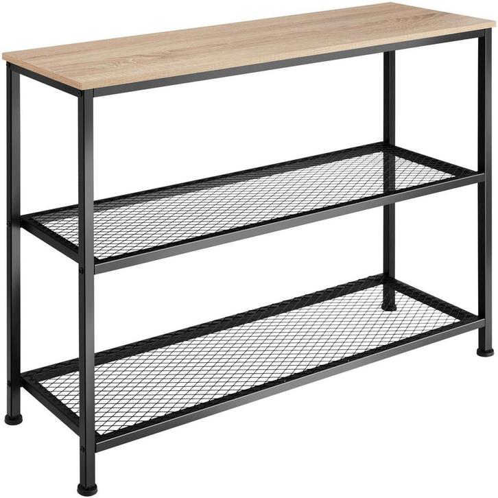 tectake Consoletafel Bristol 100x30x81cm - Industrieel licht, Huis en Inrichting, Tafels | Bijzettafels, Verzenden