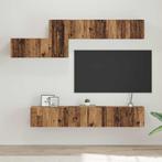vidaXL Tv-meubelset 7 pcs Oud hout 60 x 30 x 30 cm Bewerkt, Verzenden, Nieuw