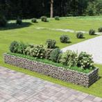 vidaXL Gabion plantenbak verhoogd 450x90x50 cm, Tuin en Terras, Bloempotten, Verzenden, Nieuw