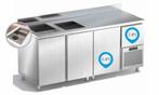 Bar-/Cocktailstation | RVS | 2 Gekoelde + 2 Neutrale, Zakelijke goederen, Horeca | Keukenapparatuur, Verzenden, Nieuw in verpakking