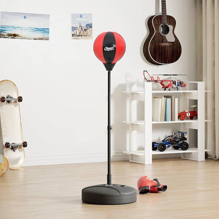 vidaXL Boksballenset met handschoenen en pomp verstelbaar, Sports & Fitness, Sports de combat & Self-défense, Envoi