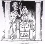 Pentekening Amerika - Rosa Parks Lincoln gedenkteken burg..., Verzenden