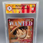 One Piece Graded card - WANTED Monkey.D.Luffy (SR) Parallel, Nieuw