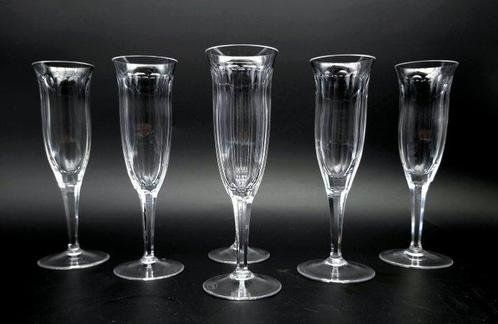 Moser & Söhne - Karlsbad - Flûte à champagne (6) - Heilbrunn, Antiek en Kunst, Antiek | Meubels | Tafels