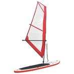 vidaXL Stand-up paddleboard opblaasbaar met zeilset rood en, Watersport en Boten, Verzenden, Nieuw