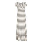 Patrizia Pepe • gestreepte maxi jurk • 40 (III), Kleding | Dames, Truien en Vesten, Maat 38/40 (M), Verzenden, Wit, Nieuw