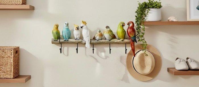 Kare Design - Porte-manteau - Portemanteau doiseaux : un, Antiek en Kunst, Kunst | Designobjecten