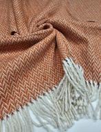 Ultrazachte exclusieve plaid, koraalrood met zigzag-ontwerp,