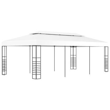 vidaXL Prieel 6x3 m wit, Verzenden