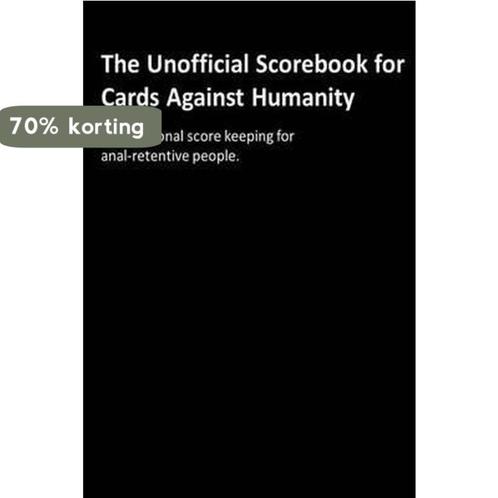 The Unofficial Scorebook for Cards Against Humanity, Boeken, Overige Boeken, Gelezen, Verzenden