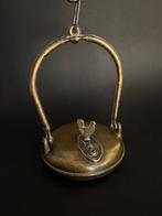 Olielamp - Messing - Oude mijnwerkerslamp, Antiek en Kunst