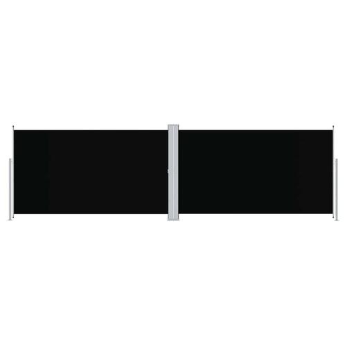 Windscherm Zwart 6m Breed | OP = OP | Terras Afscheiding, Tuin en Terras, Tuinschermen, Nieuw, Aluminium, 150 tot 200 cm, 200 cm of meer