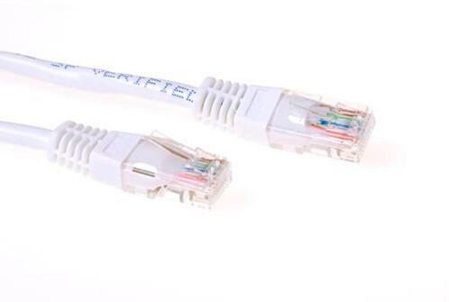 ACT 1m Cat5e UTP Wit Nieuw, Computers en Software, Pc- en Netwerkkabels, Zo goed als nieuw, Ophalen of Verzenden