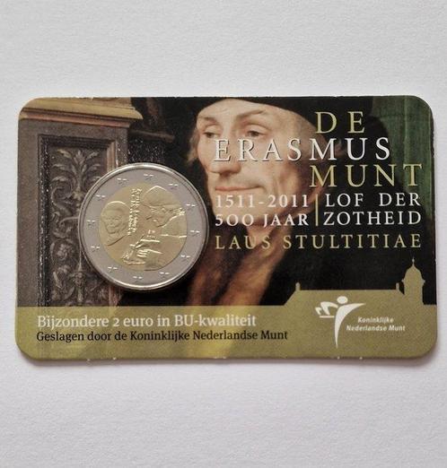 Nederland. 2 Euro 2011 Erasmus  (Zonder Minimumprijs), Postzegels en Munten, Munten | Europa | Euromunten