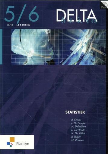 Delta 5/6 Statistiek (3/4u) (incl. cd-rom) / Vast Boek /, Verzenden, Gevers