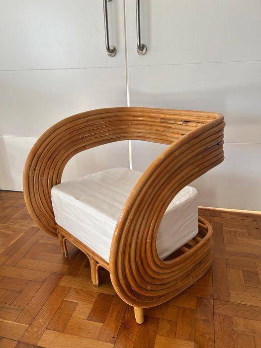 Stoel - rattan - Twee fauteuils, Antiquités & Art, Curiosités & Brocante