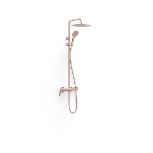 Regendouche Tres Fuji 203 Cm met Handdouche Mat Rose Gold, Doe-het-zelf en Bouw, Sanitair, Kraan, Nieuw, Ophalen of Verzenden