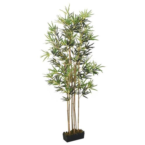 vidaXL Bambou artificiel 1104 feuilles 180 cm vert, Maison & Meubles, Accessoires pour la Maison | Plantes & Fleurs artificielles