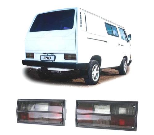 FEUX ARRIÈRE POUR VOLKSWAGEN VW TRANSPORTER T3 79-91 FUMÉ OP, Auto-onderdelen, Verlichting, Verzenden