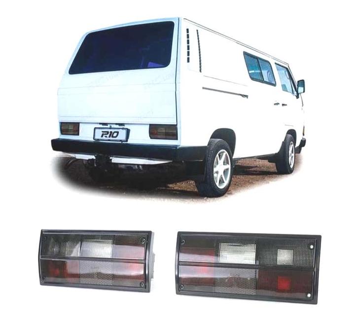 FEUX ARRIÈRE POUR VOLKSWAGEN VW TRANSPORTER T3 79-91 FUMÉ OP, Auto-onderdelen, Verlichting, Verzenden
