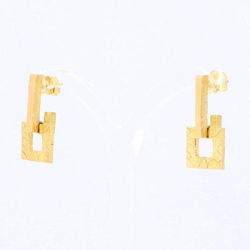 Boucles doreilles - 18 carats Or jaune, Handtassen en Accessoires, Oorbellen