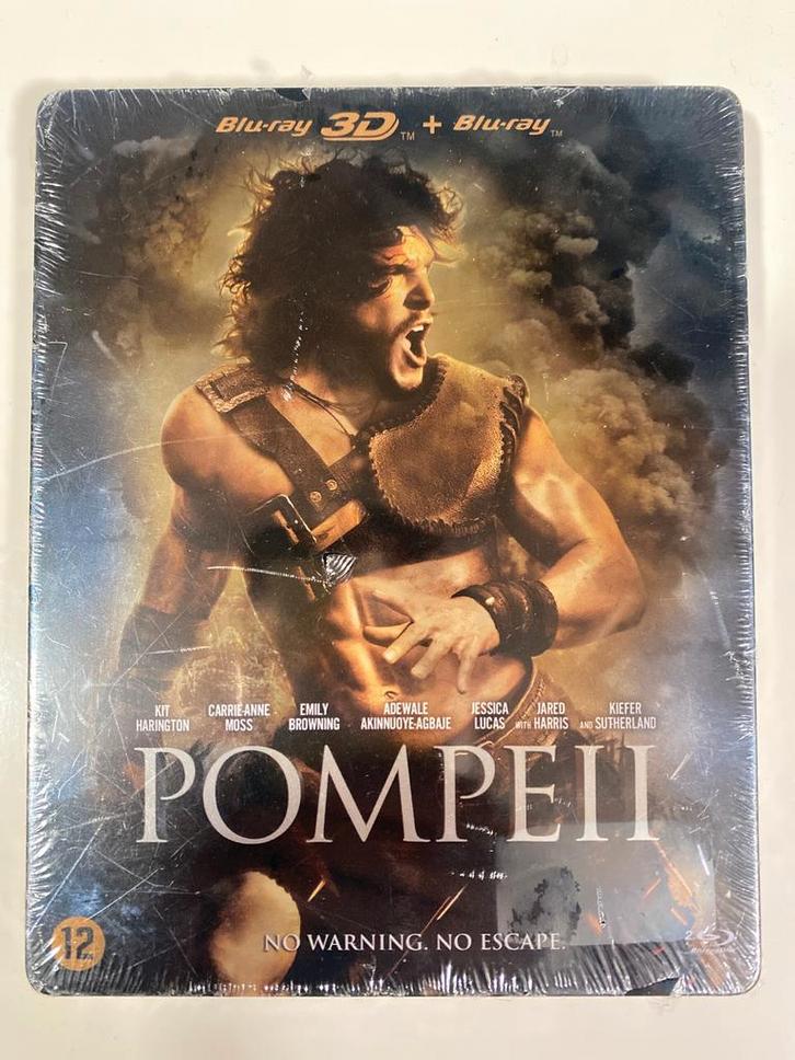 POMPEII (STEELBOOK) (IN SEAL) (3D + 2D) (BLURAY), Cd's en Dvd's, Blu-ray, Gebruikt