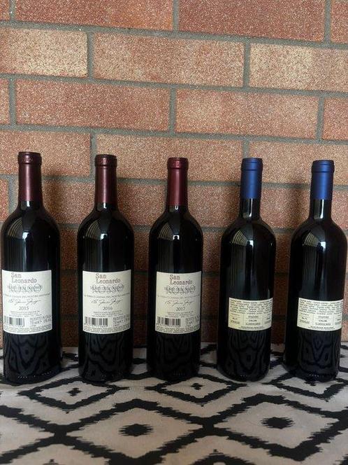 2015 , 2017 , 2017 Tenuta San Leonardo, San Leonardo & 2023, Verzamelen, Wijnen