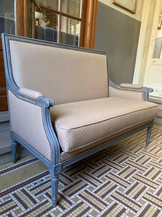 Sofa - Hout - Banquette style Louis XVI, Antiek en Kunst, Antiek | Overige Antiek