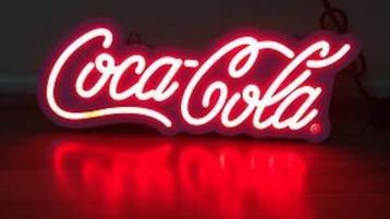 CocaCola NEON bord led lichtbord verlichting lamp lichtbak X beschikbaar voor biedingen