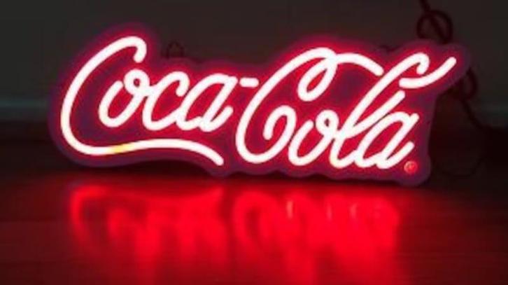 CocaCola NEON bord led lichtbord verlichting lamp lichtbak X, Zakelijke goederen, Horeca | Overige, Verzenden