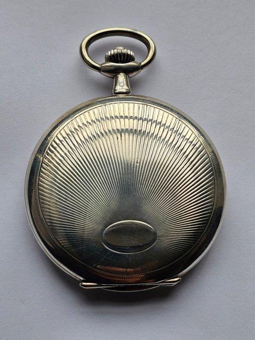 Silver Pocket Watch - Savonnette - 5636 - 1900-1949, Handtassen en Accessoires, Horloges | Heren