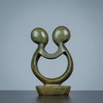 Statue, Together - 130 mm - Pierre serpentine - 2021