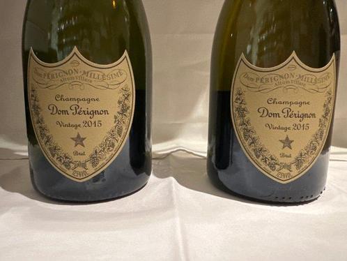 2015 Dom Pérignon - Champagne Brut - 2 Flessen (0.75 liter), Verzamelen, Wijnen