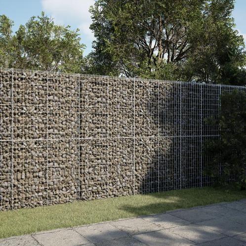 vidaXL Schanskorf 300x50x200 cm gegalvaniseerd ijzer, Tuin en Terras, Bloempotten, Nieuw, Verzenden