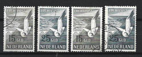 Nederland 1951 - Luchtpost-zeemeeuwen - NVPH LP12/13 2 maal, Postzegels en Munten, Postzegels | Nederland