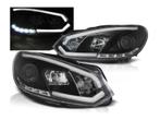 LED tube DRL Black koplampen geschikt voor VW Golf 6, Auto-onderdelen, Verzenden, Nieuw, Volkswagen
