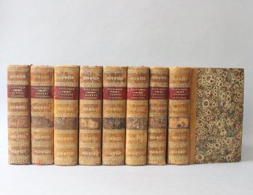 Plutarque - Les vies des hommes illustres - 1829, Antiek en Kunst, Antiek | Boeken en Manuscripten