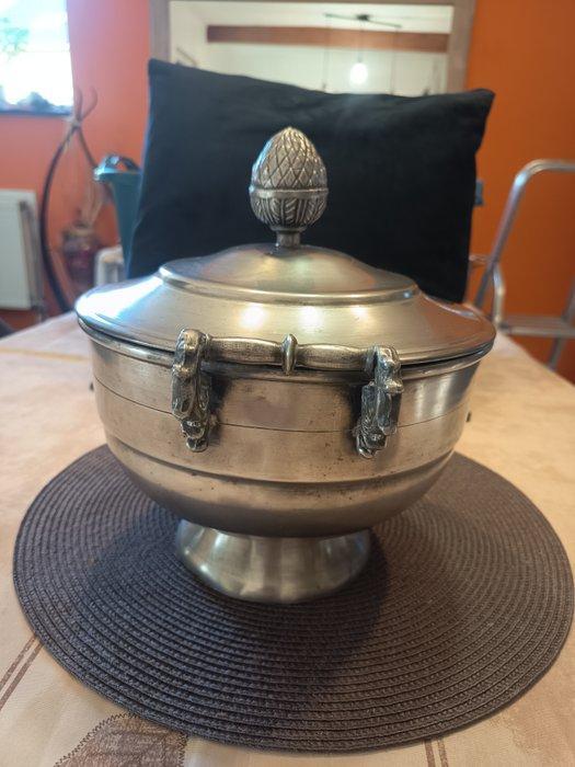 Jd Belgique - Tureen - Tin, Antiek en Kunst, Antiek | Keukengerei