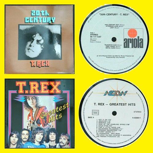 T. Rex - 1. 20th Century | 2. Greatest Hits - Diverse titels, Cd's en Dvd's, Vinyl Singles