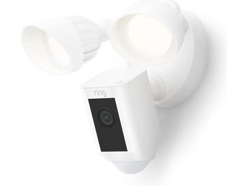 Ring Floodlight Cam Wired Plus - Beveiligingscamera met, Huis en Inrichting, Woonaccessoires | Overige, Nieuw, Verzenden