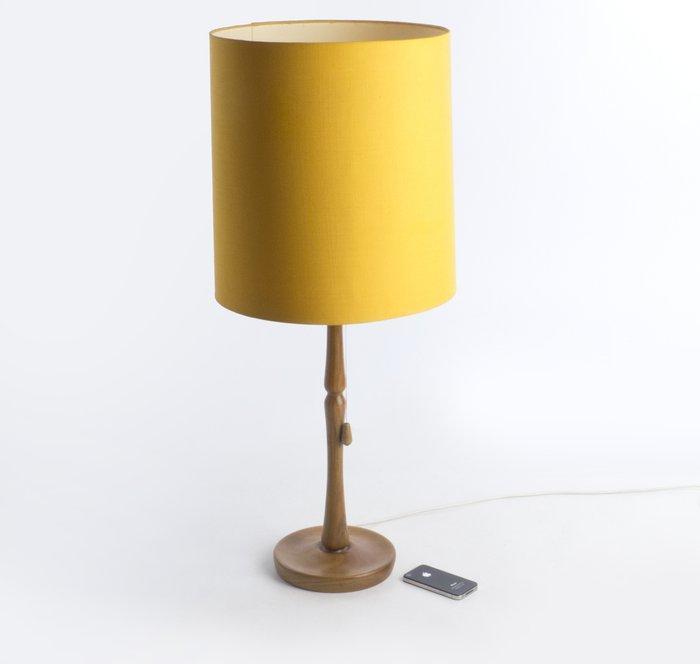 Temde - Lamp - Teak, Antiek en Kunst, Antiek | Verlichting