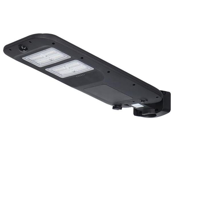 LED Straatlamp Zonne-energie 1800 Lumen IP65 6000K Zwart, Tuin en Terras, Buitenverlichting, Nieuw, Led, Netvoeding, Verzenden